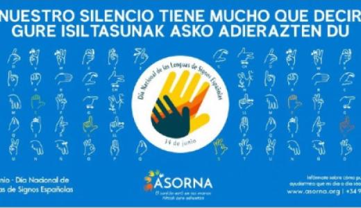14 de junio. Día Nacional de las Lenguas de Signos Españolas
