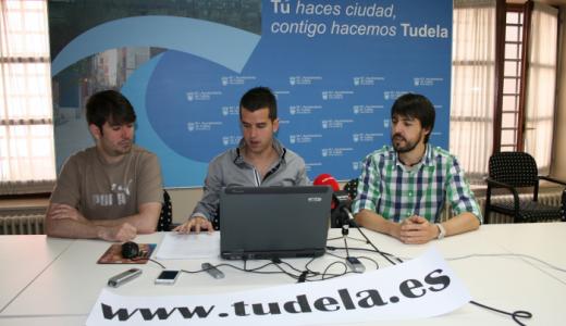 Alfonso Lapeña, Joaquim Torrents y Abilio Laguardia en la presentación de la web