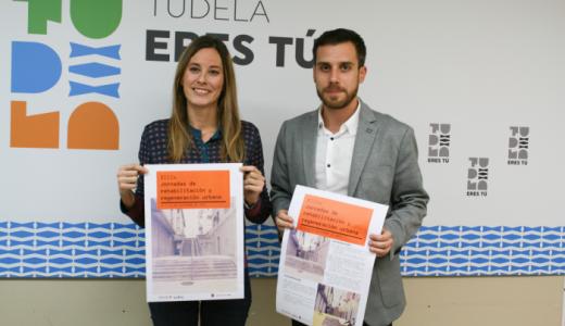 Amaya Pardo (NASUVINSA) y Zeus Pérez (Concejal Delegado de Ordenación del Territorio)