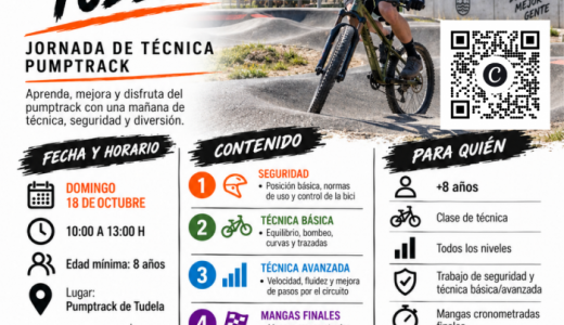 ¡Disfruta Pumptrack Tudela! 18 octubre 2026