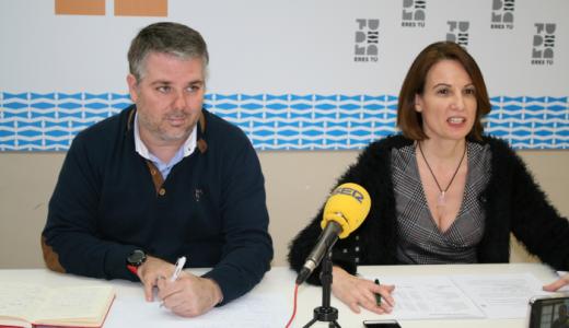 Fernando Ferrer e Irene Royo en la presentaciòn de los Presupuestos 2020