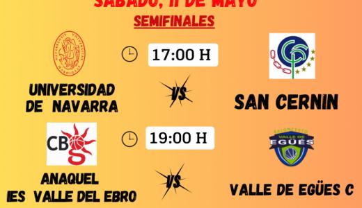 Final Four. Baloncesto 11 y 12 de mayo de 2024