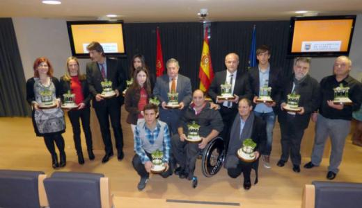 Foto de grupo de los galardonados del año 2013 (Autor: Jesús Marquina)