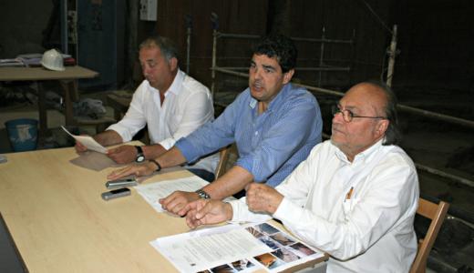 Jesús Álava, Luis Casado y Eduardo Marcelo