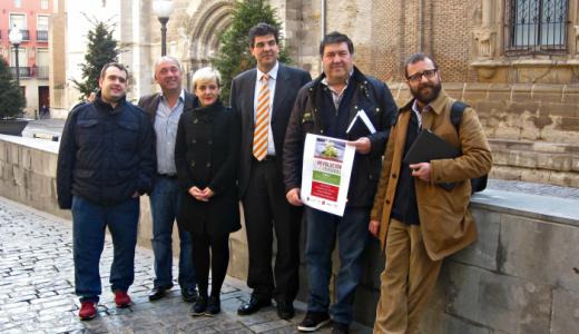 Luis Salcedo, Jesús Álava, Cristina Martínez (garbancita), Luis Casado y José Aguado