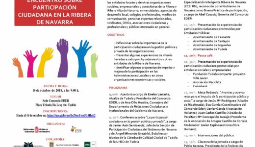 Jornada sobre la participación ciudadana en la Ribera de Navarra