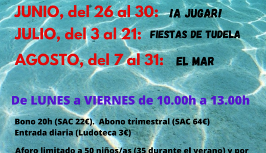 Ludoteca municipal "La Cometa" verano 2023