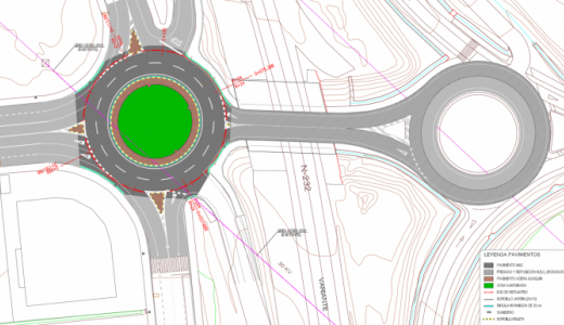 Rotonda acceso A68