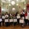 Maestros jubilados homenajeados y corporativos