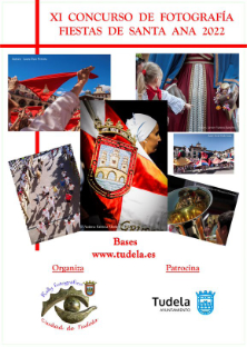 Cartel concurso de fotografía de las fiestas de Santa Ana 2022