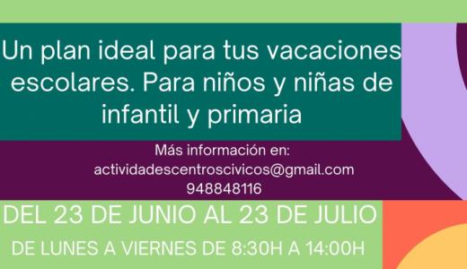 Cartel abierto por vacaciones