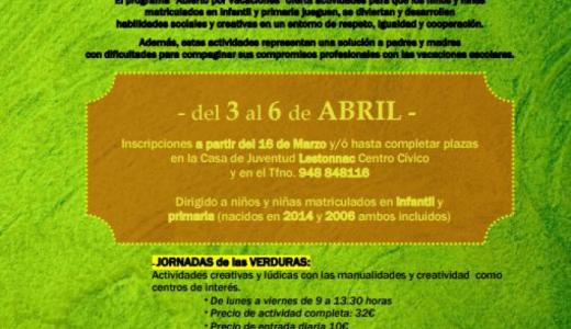 Cartel Abierto Vacaciones Semana Santa 2018