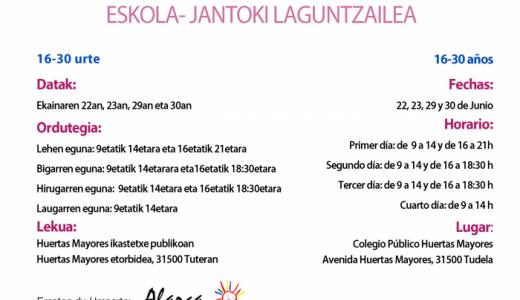 Cartel curso comedor escolar 2019