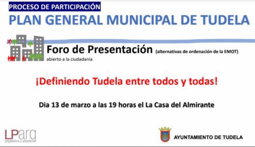 Cartel participación Plan General