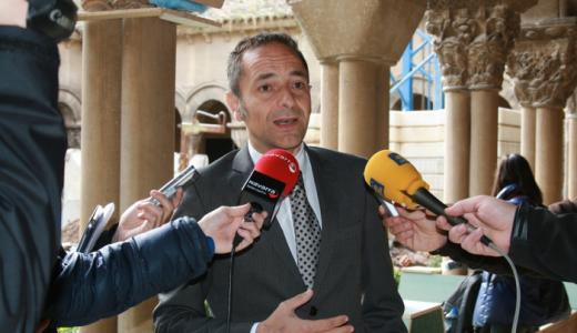 El Consejero de Turismo visita las obras de la Catedral