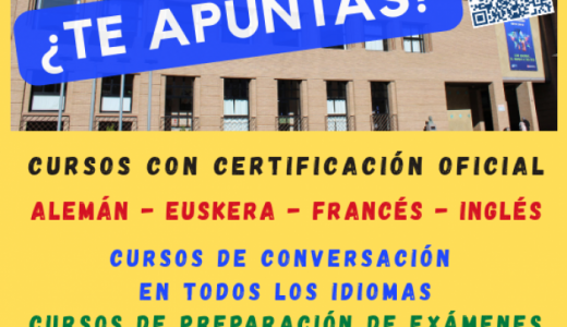 Escuela Oficial de Idiomas de Tudela. Información matricula curso 2026/2027