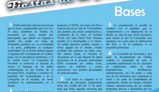 III concurso de carteles fiestas de la juventud 2015