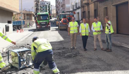 Recta final primera fase obras asfaltado calles 2026