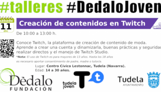 Taller creación de contenidos en Twitch