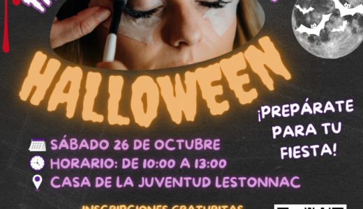 Taller gratuito Maquillaje Halloween 26 oct 2024