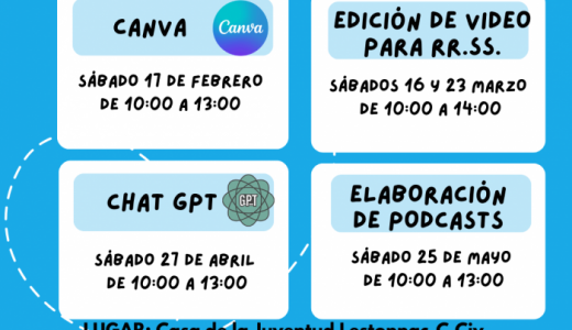 Talleres Dedalo Joven 2024 febrero mayo