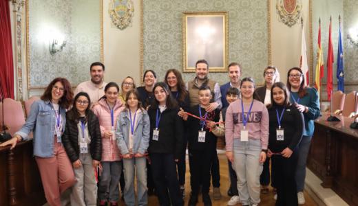 Visita italianos erasmus Compañía de María