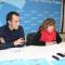 Iñigo Lipúzkoa y Silvia Cepas en la presentación de las actividades navideñas de Centros Cívicos