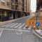 Obras aceras camino caritat (recreada con IA)